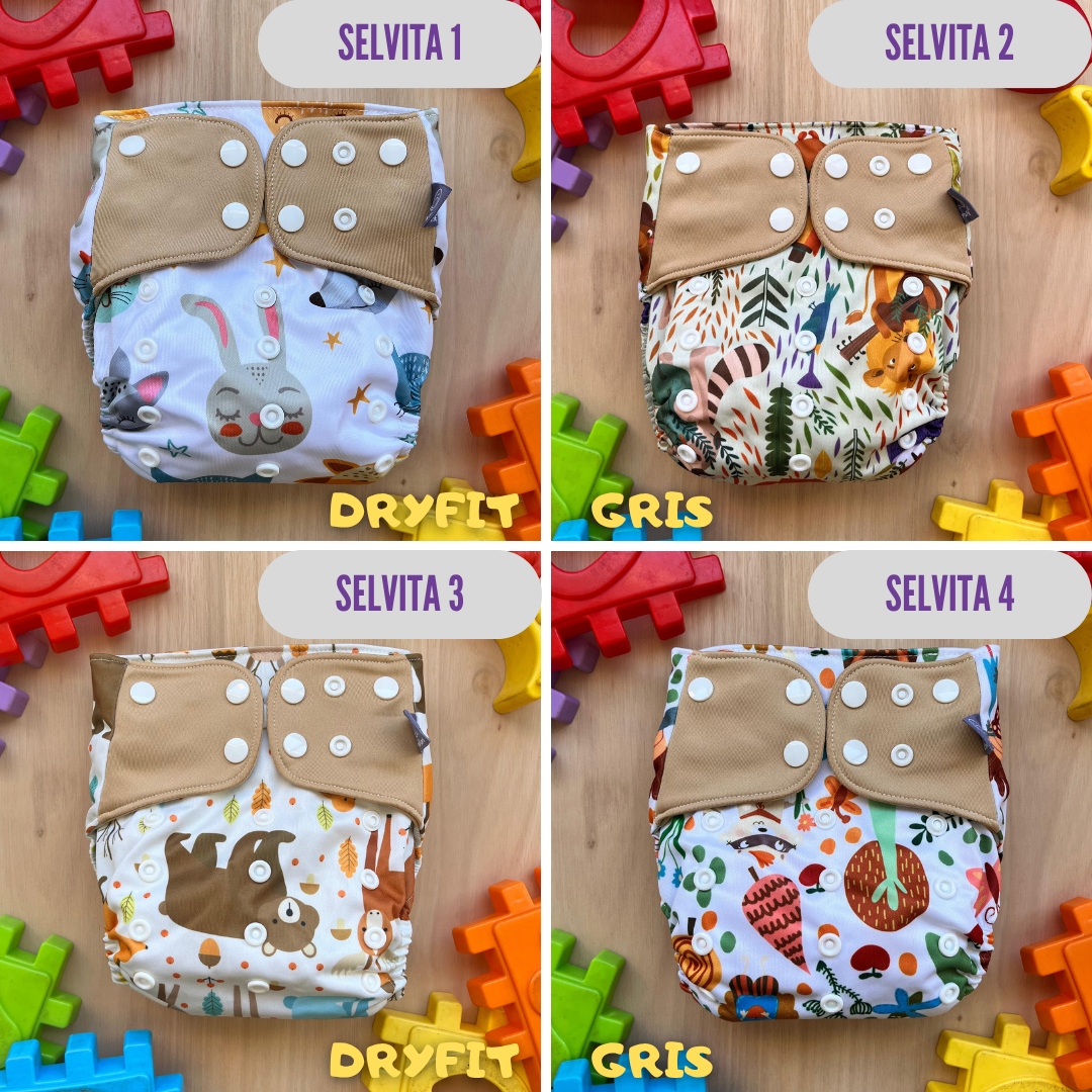 PACK x4 PAÑALES | 2 PREMIUM + 2 ESTÁNDAR