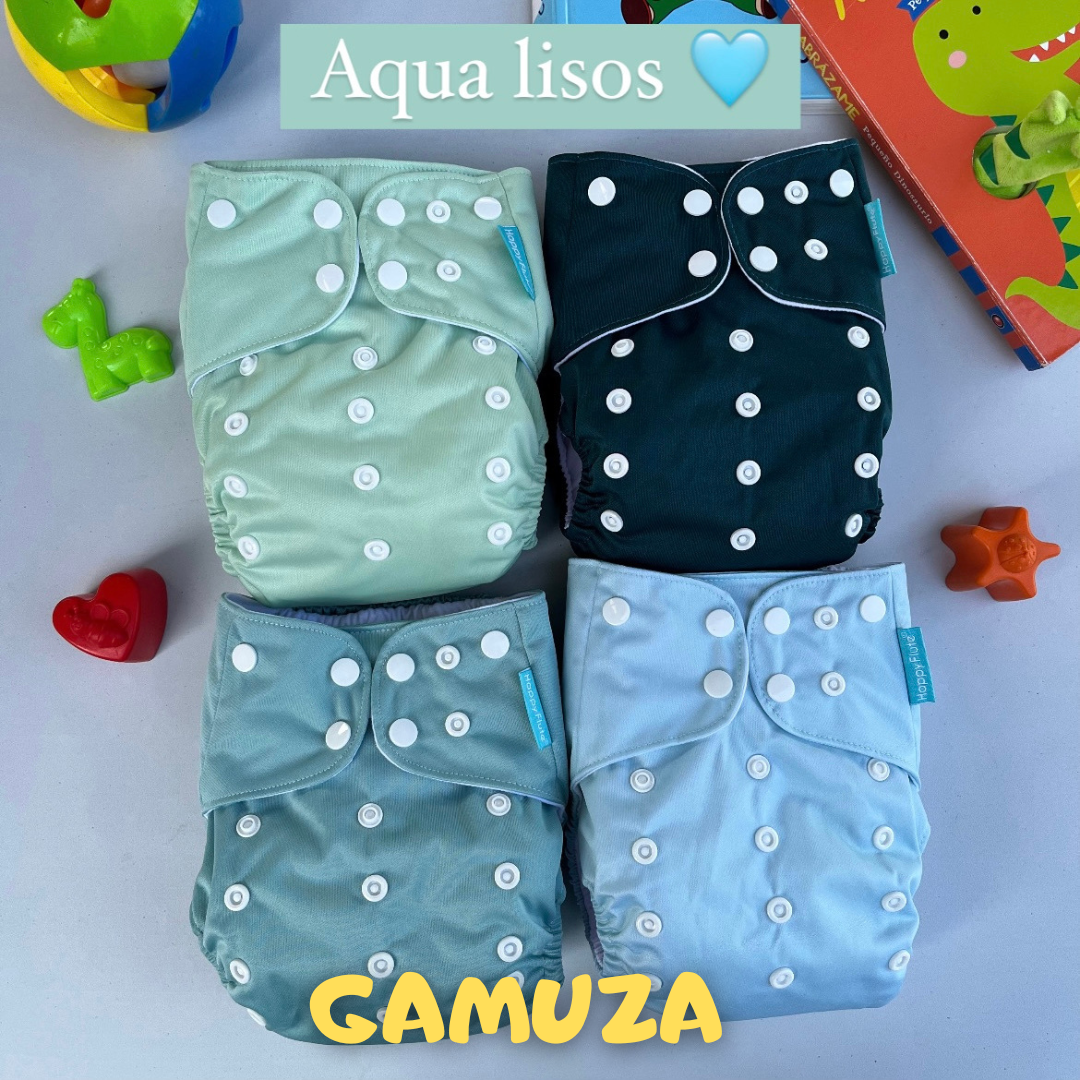 SET x4 PAÑALES ESTÁNDAR DE GAMUZA