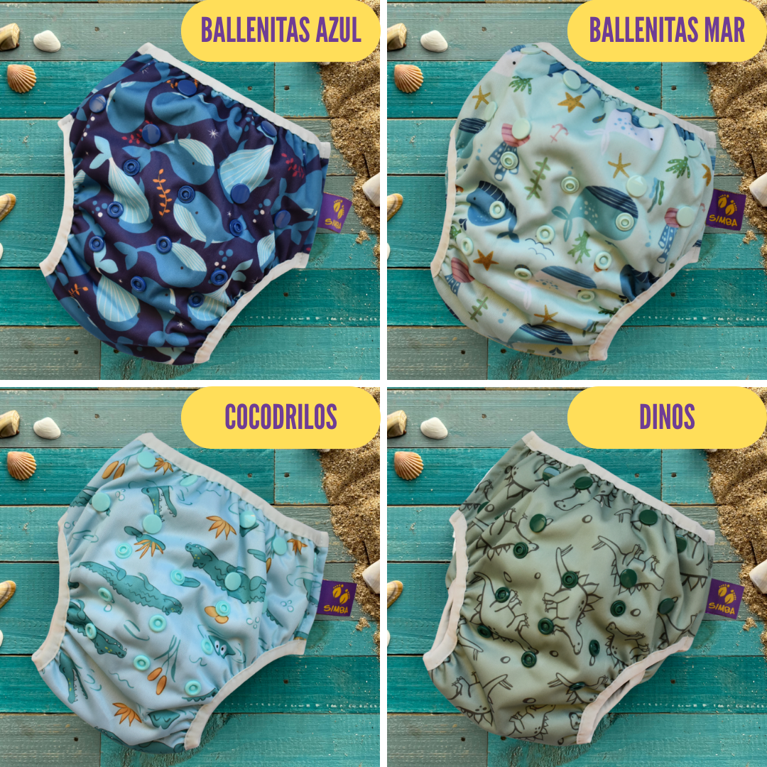 PROMO PLAYA - DOS PAÑALES DE AGUA + BOLSA CHICA