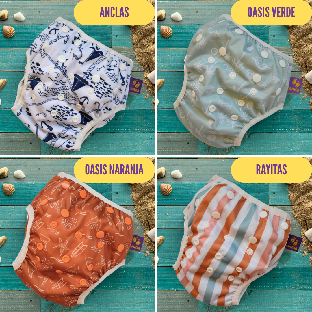 PROMO PLAYA - DOS PAÑALES DE AGUA + BOLSA CHICA