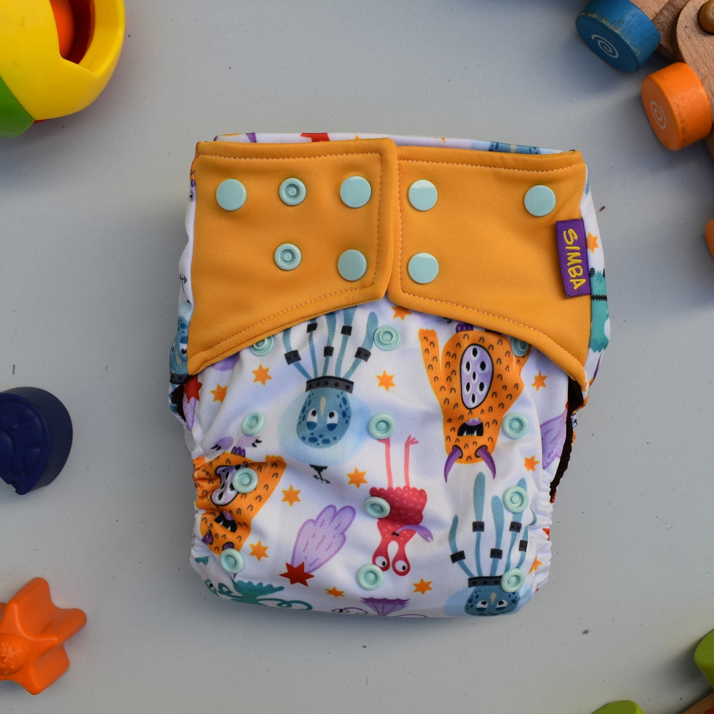 PAÑAL DE BOLSILLO PLUS (DryFit café) - incluye un inserto