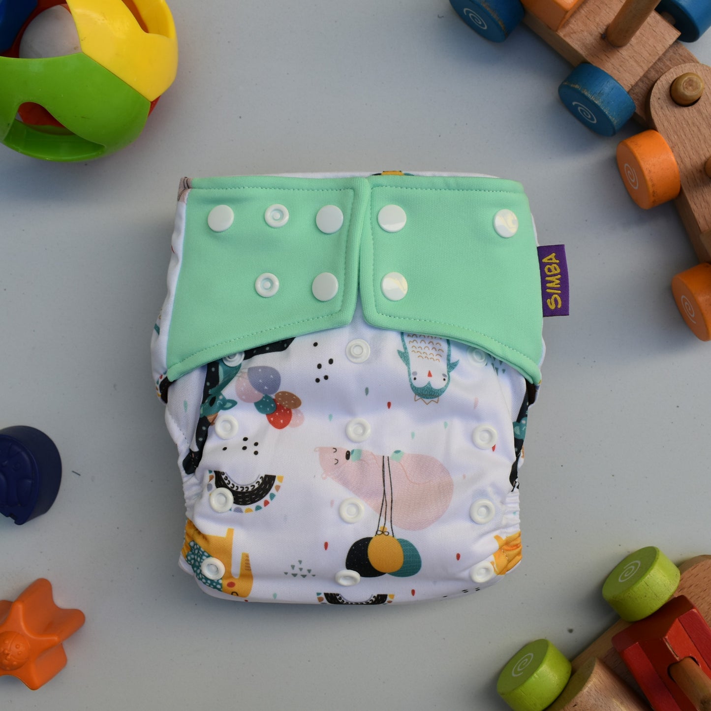 PAÑAL DE BOLSILLO PLUS (DryFit café) - incluye un inserto