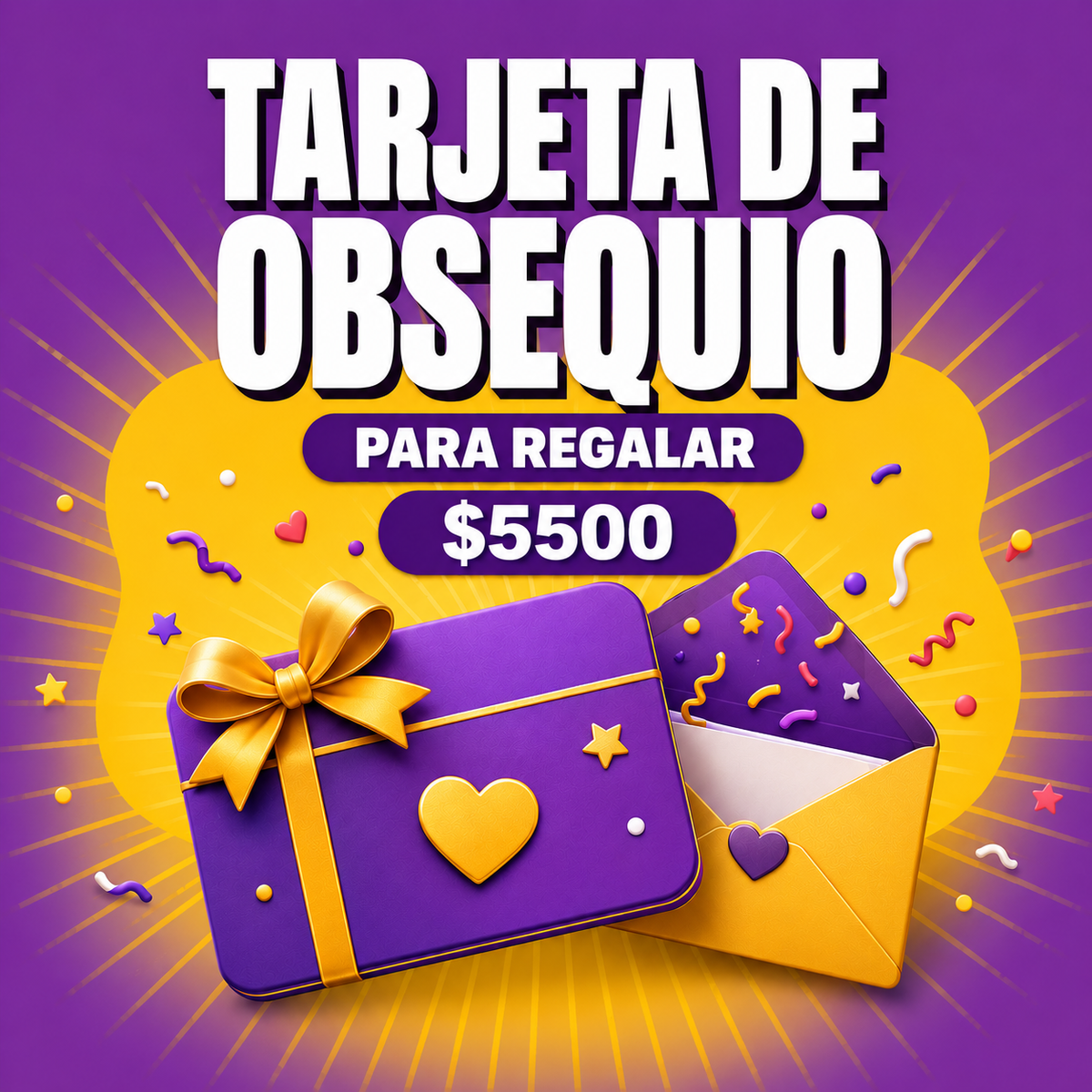 Tarjeta de Obsequio "Para Regalar"