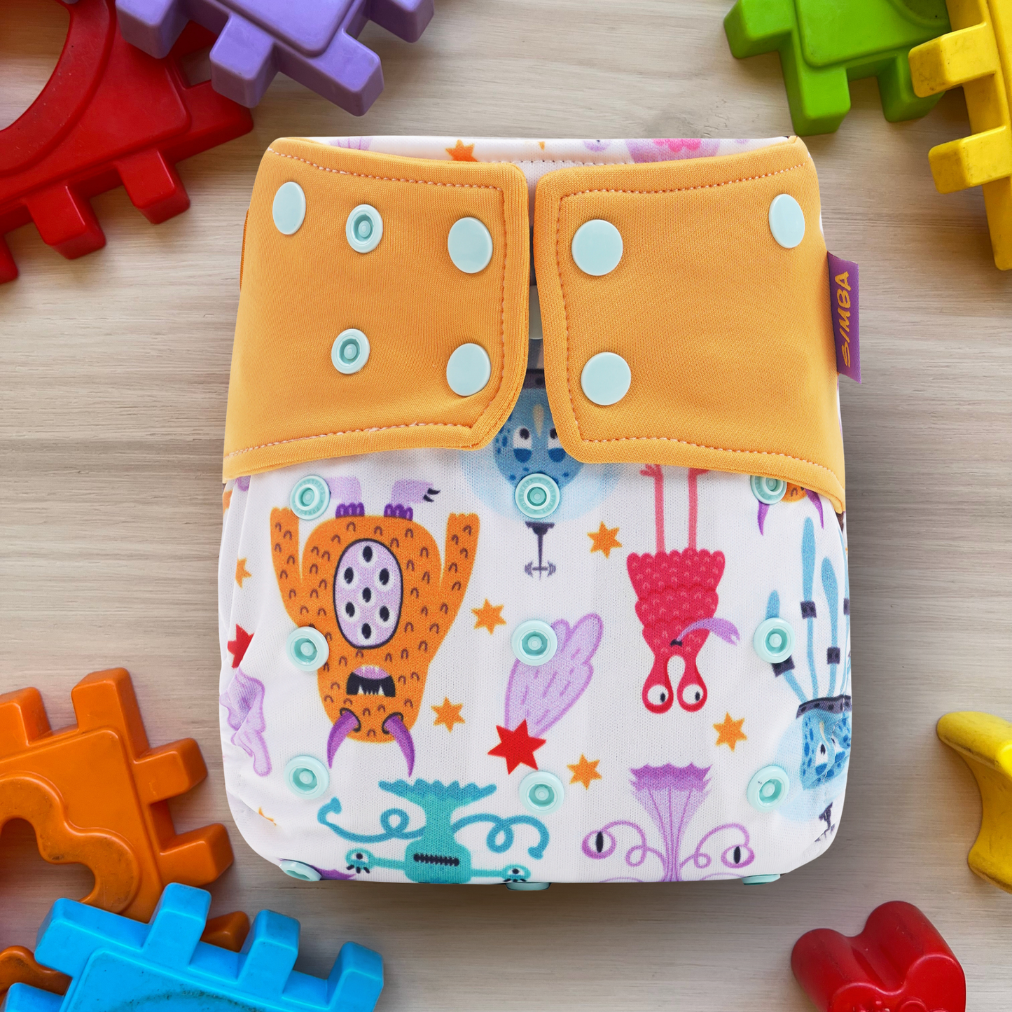 PAÑAL DE BOLSILLO PREMIUM (DryFit café) - incluye un inserto