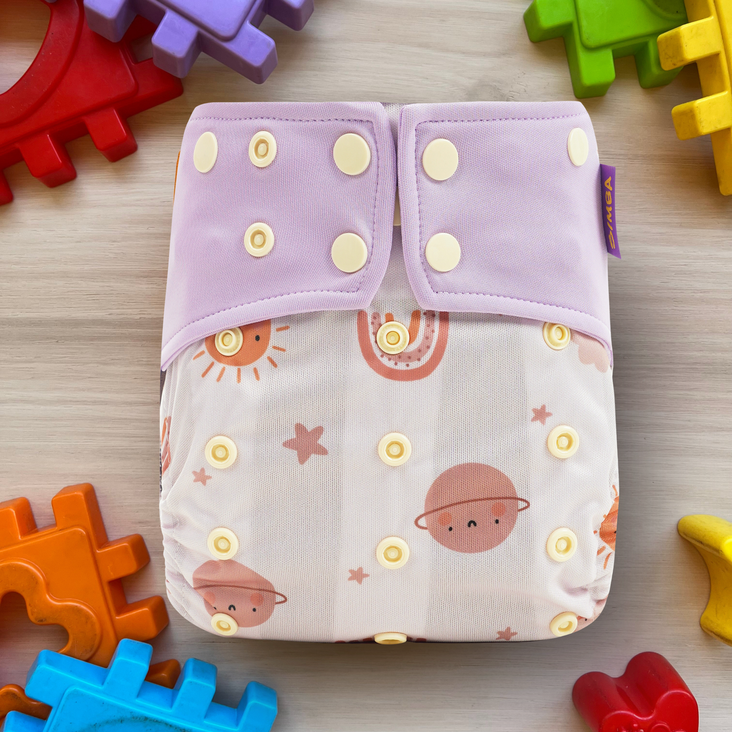 PAÑAL DE BOLSILLO PREMIUM (DryFit café) - incluye un inserto