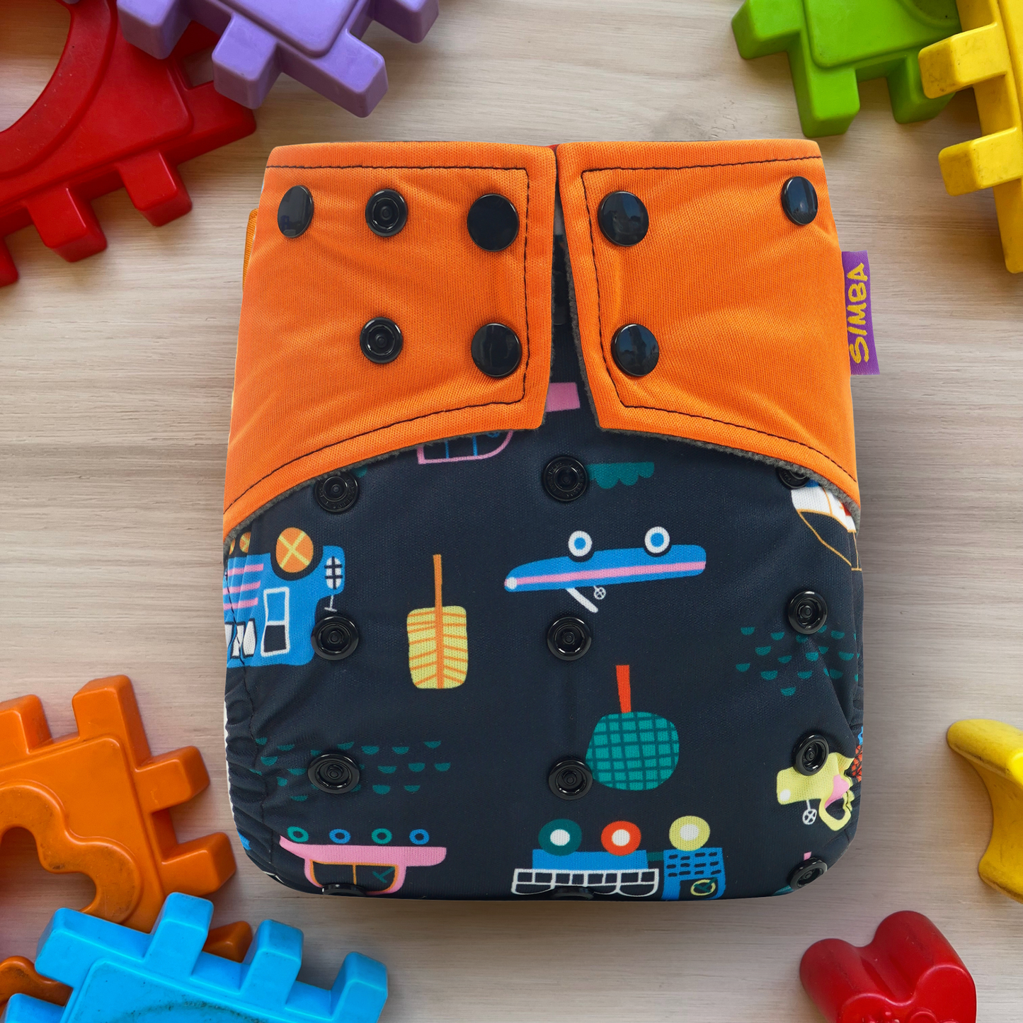 PAÑAL DE BOLSILLO PREMIUM (Fibra de Carbón) - Incluye un inserto