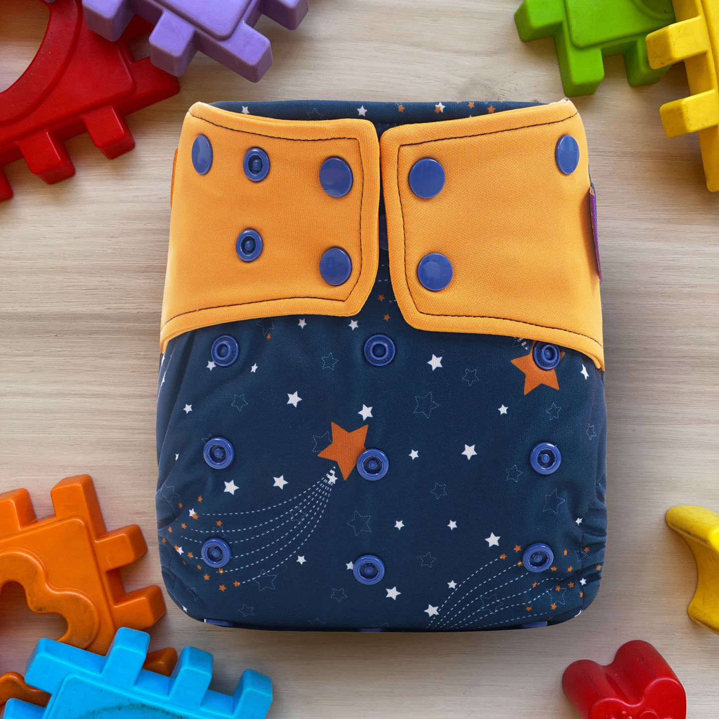 PAÑAL DE BOLSILLO PREMIUM (DryFit café) - incluye un inserto