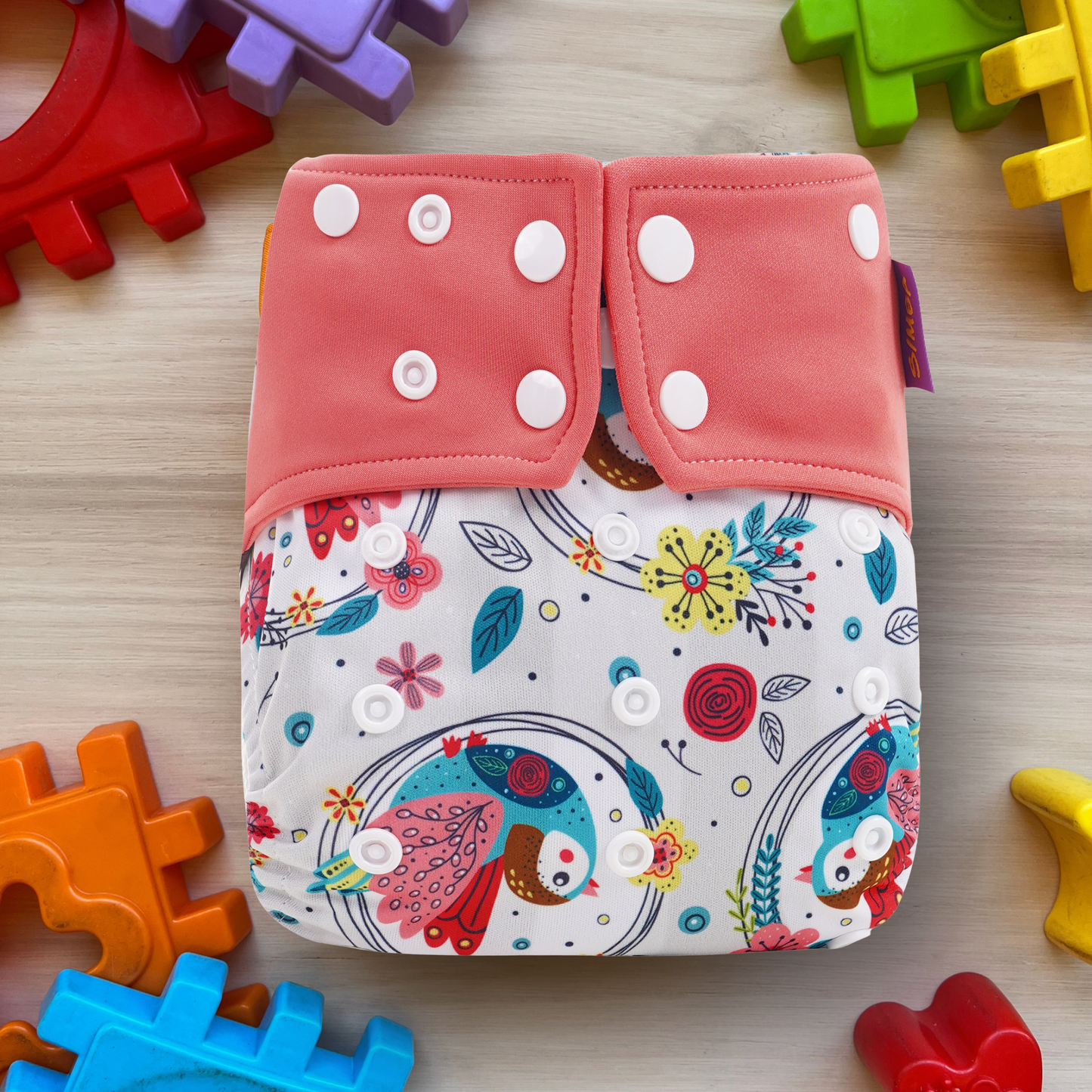 PAÑAL DE BOLSILLO PREMIUM (DryFit café) - incluye un inserto