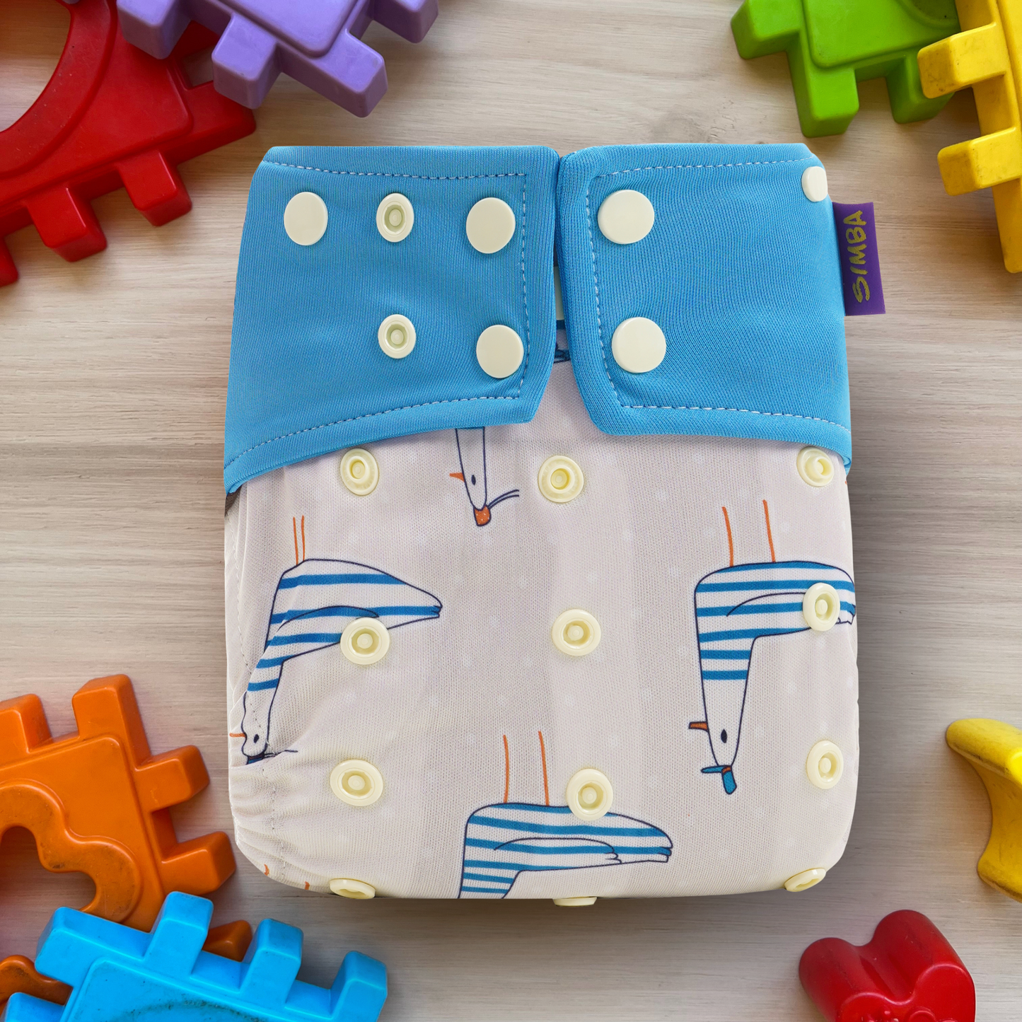 PAÑAL DE BOLSILLO PREMIUM (DryFit café) - incluye un inserto