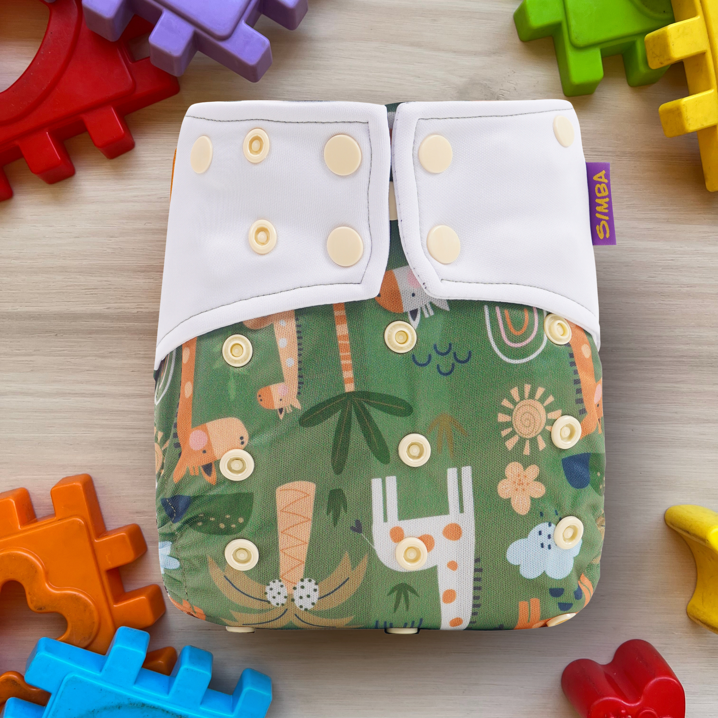 PAÑAL DE BOLSILLO PREMIUM (DryFit café) - incluye un inserto