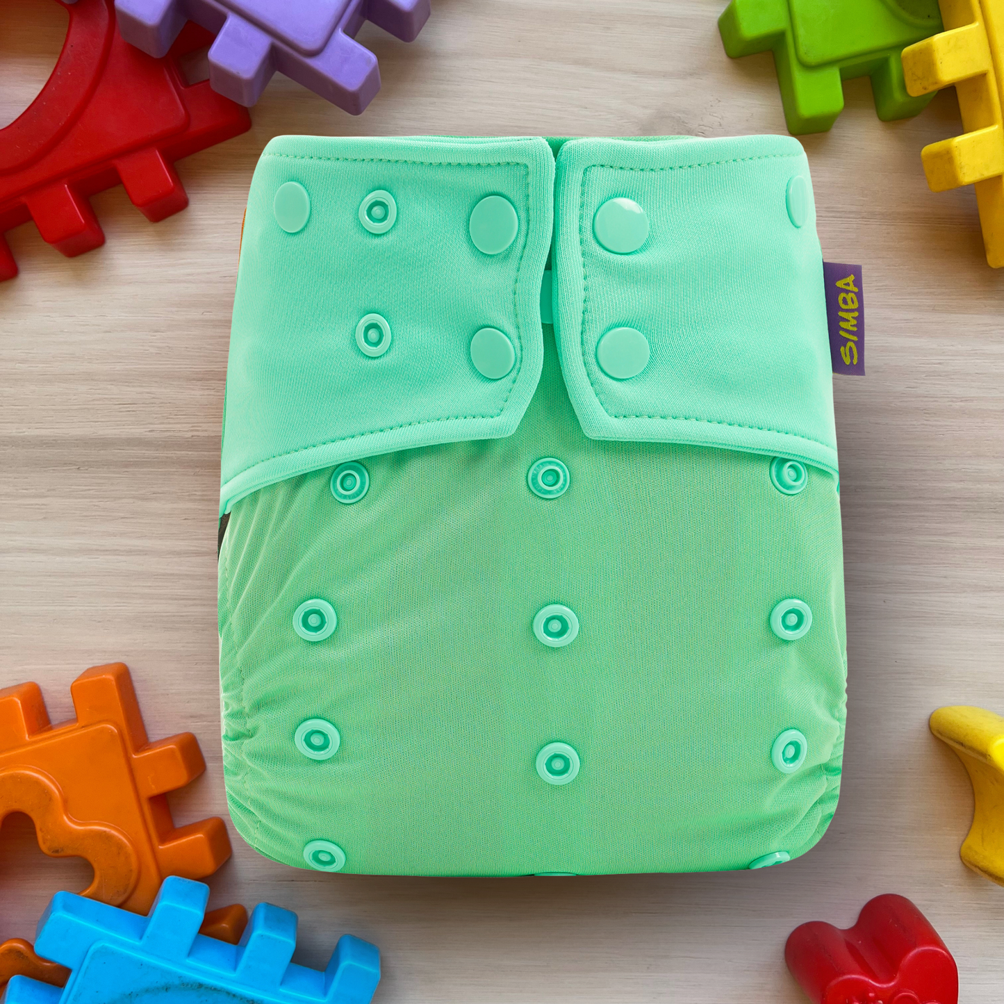 PAÑAL DE BOLSILLO PREMIUM (DryFit café) - incluye un inserto