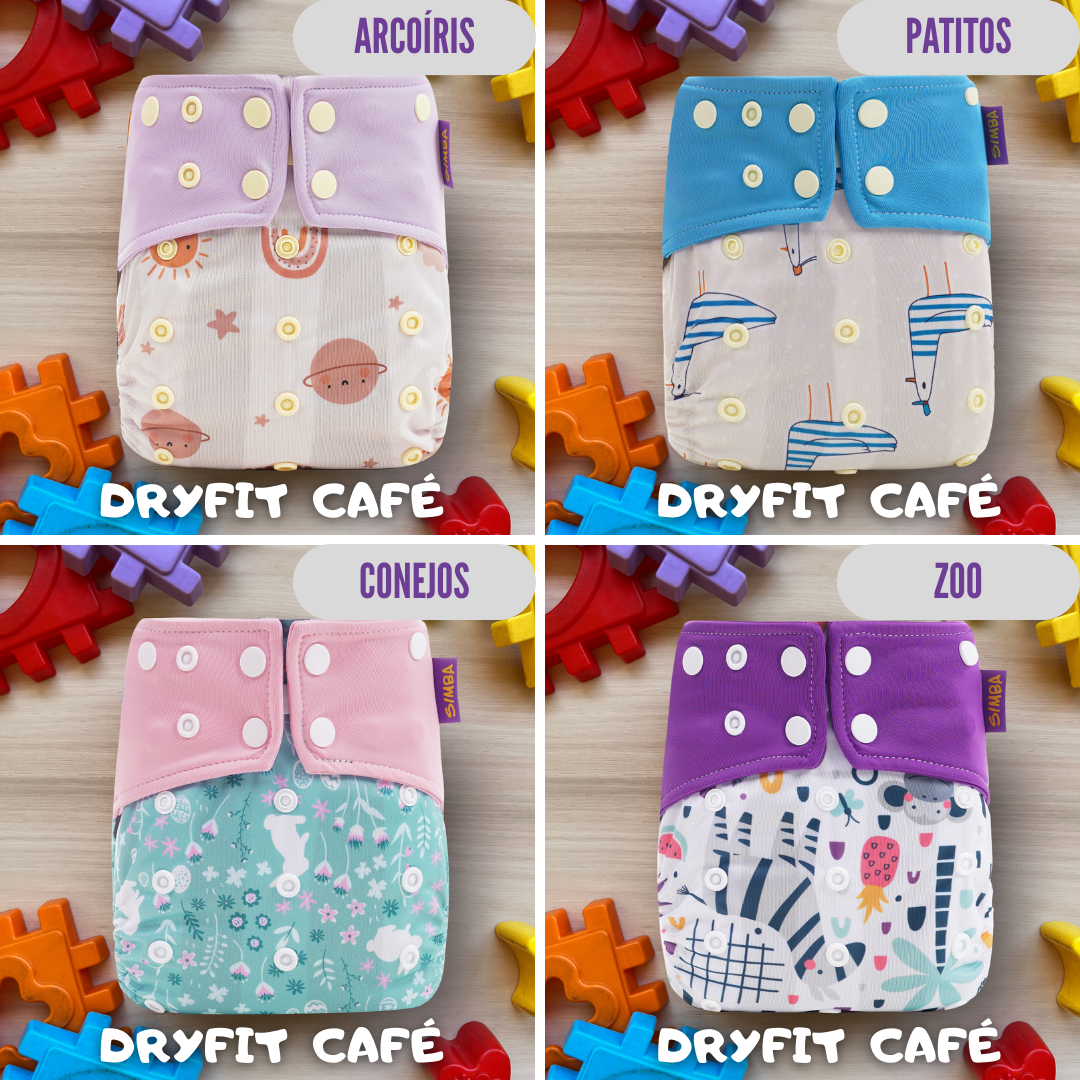 PACK X10 - "PAÑALEO MIXTO" (incluye 20 insertos) 🎁 BOLSA IMPERMEABLE