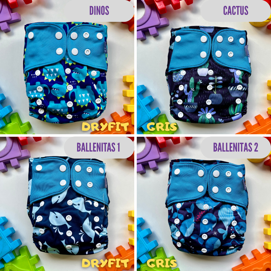 PACK x4 | "DESCUBRIMIENTO" Los 4 tipos - (incluye 8 insertos)