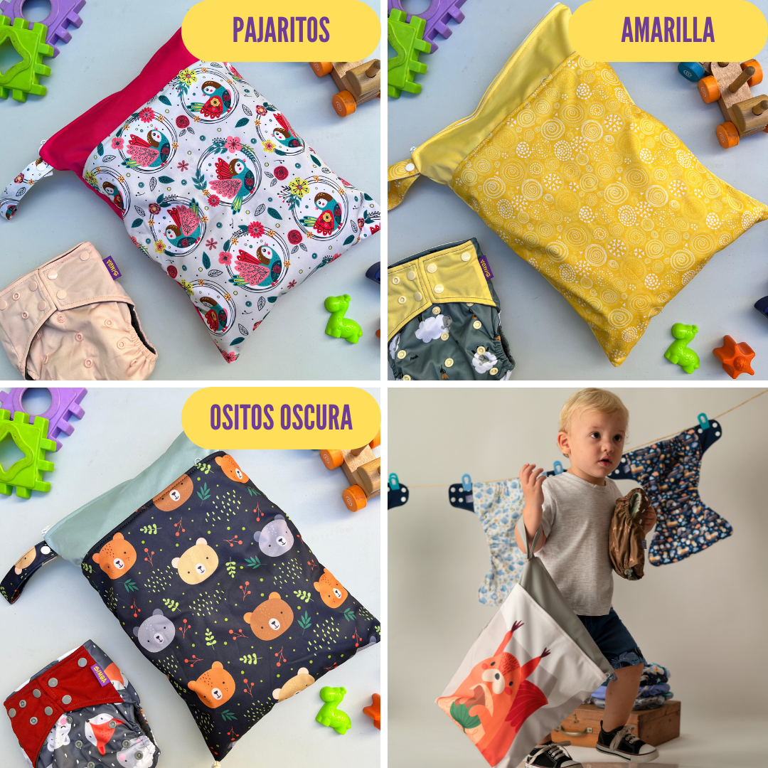 PACK x8 Pañales DryFit Café | Incluye 8 Absorbentes