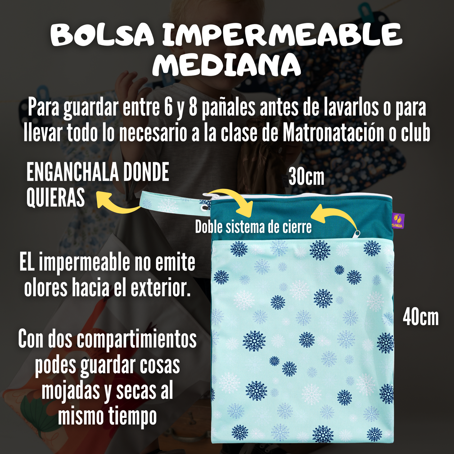 FUNCIONES DE UNA BOLSA IMPERMEABLE 