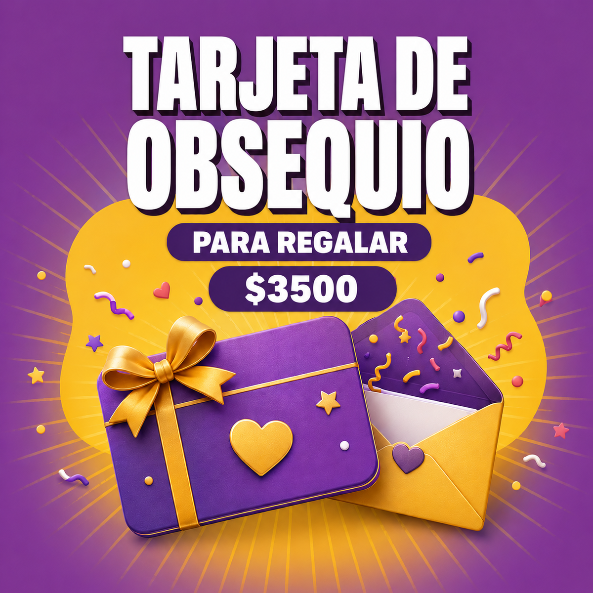 Tarjeta de Obsequio "Para Regalar"