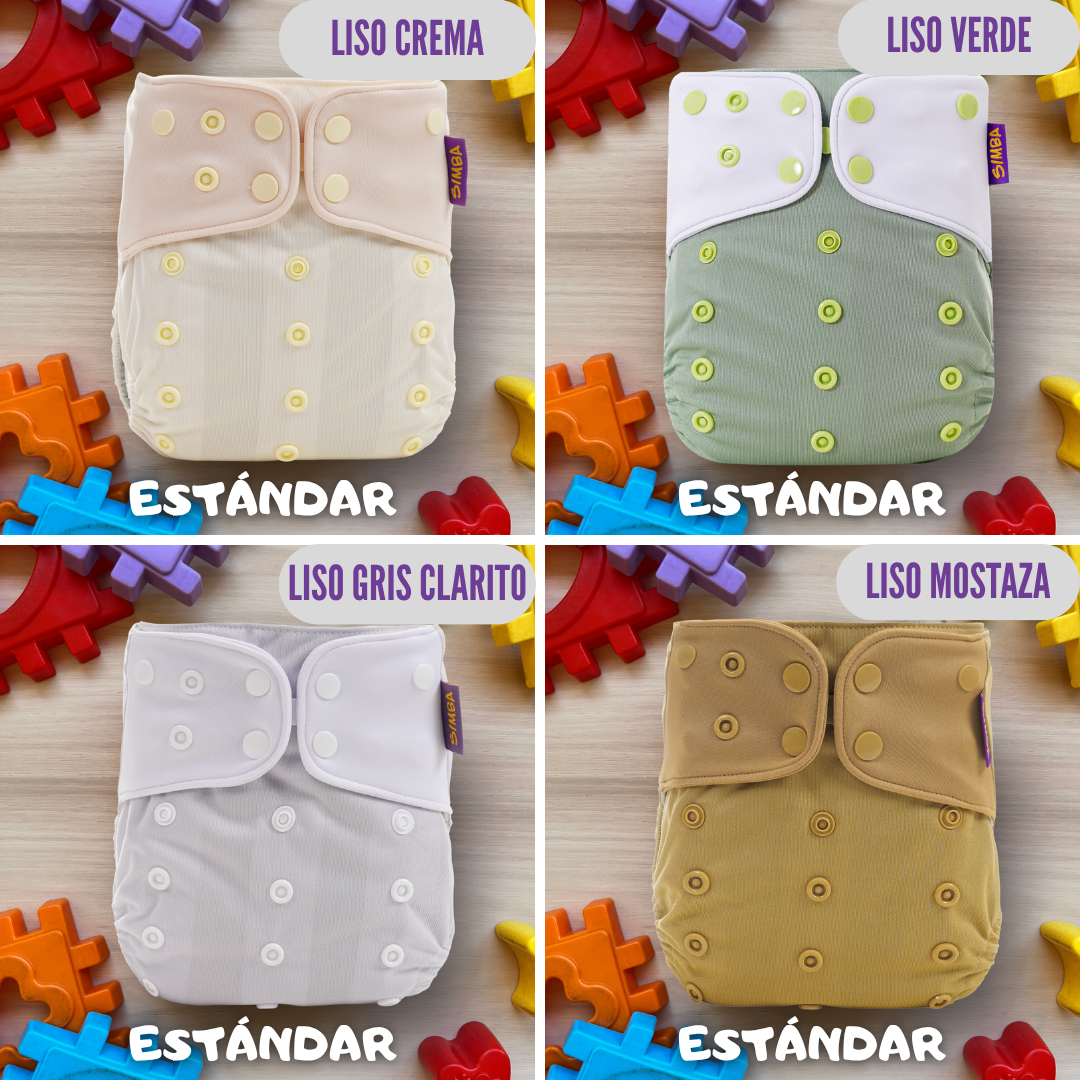 PACK x12 Pañales Estándar | Incluye 12 Absorbentes