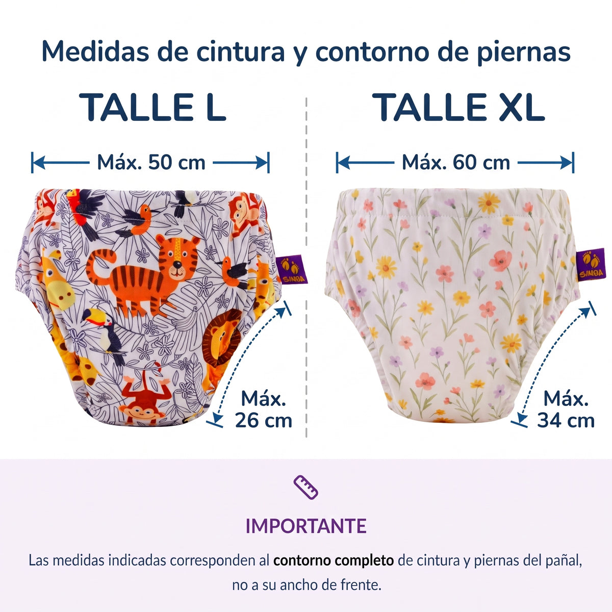 Pañal de Entrenamiento/Transición | Ropa Interior Absorbente