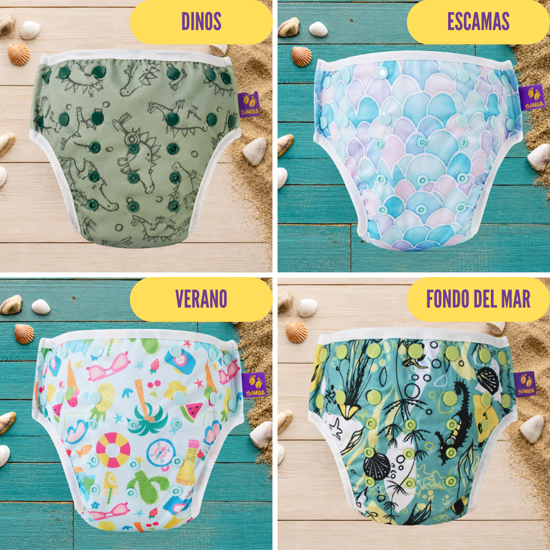 PROMO VERANO - PAÑAL DE AGUA + BOLSA CHICA + REMERA UV