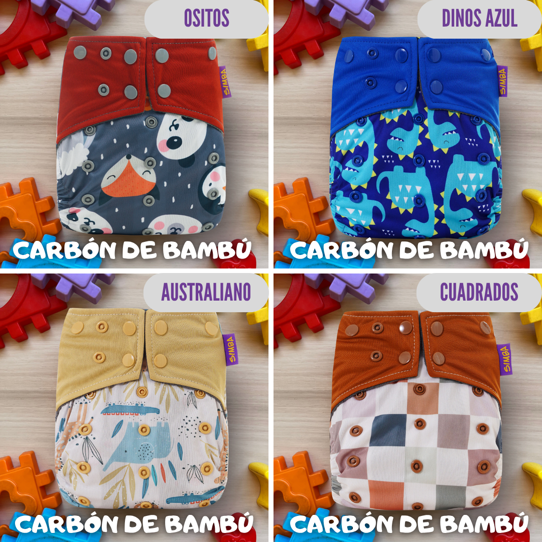 PACK NOCHE x2 Pañales | 6 absorbentes