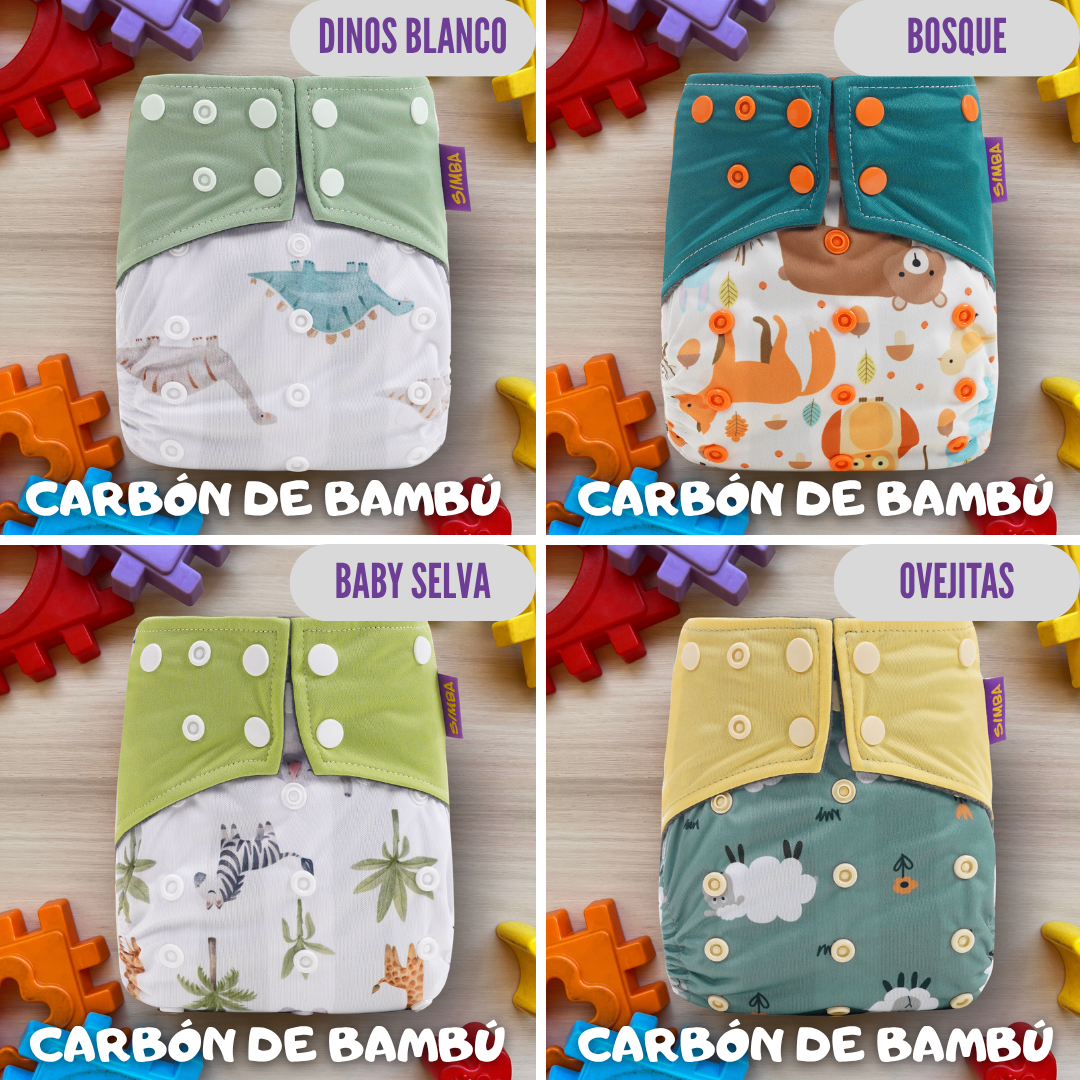 PACK NOCHE x2 Pañales | 6 absorbentes