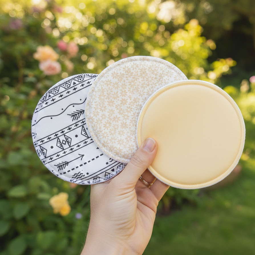 PROTECTORES DE LACTANCIA REUTILIZABLES Y ECOLOGICOS 