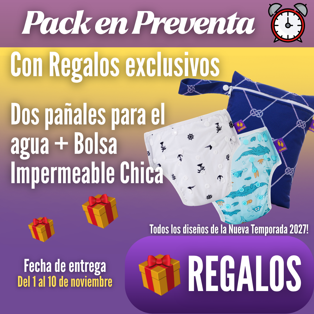 🔥PREVENTA🔥 PACK X10 "PAÑALEO MIXTO" | Incluye 20 Absorbentes