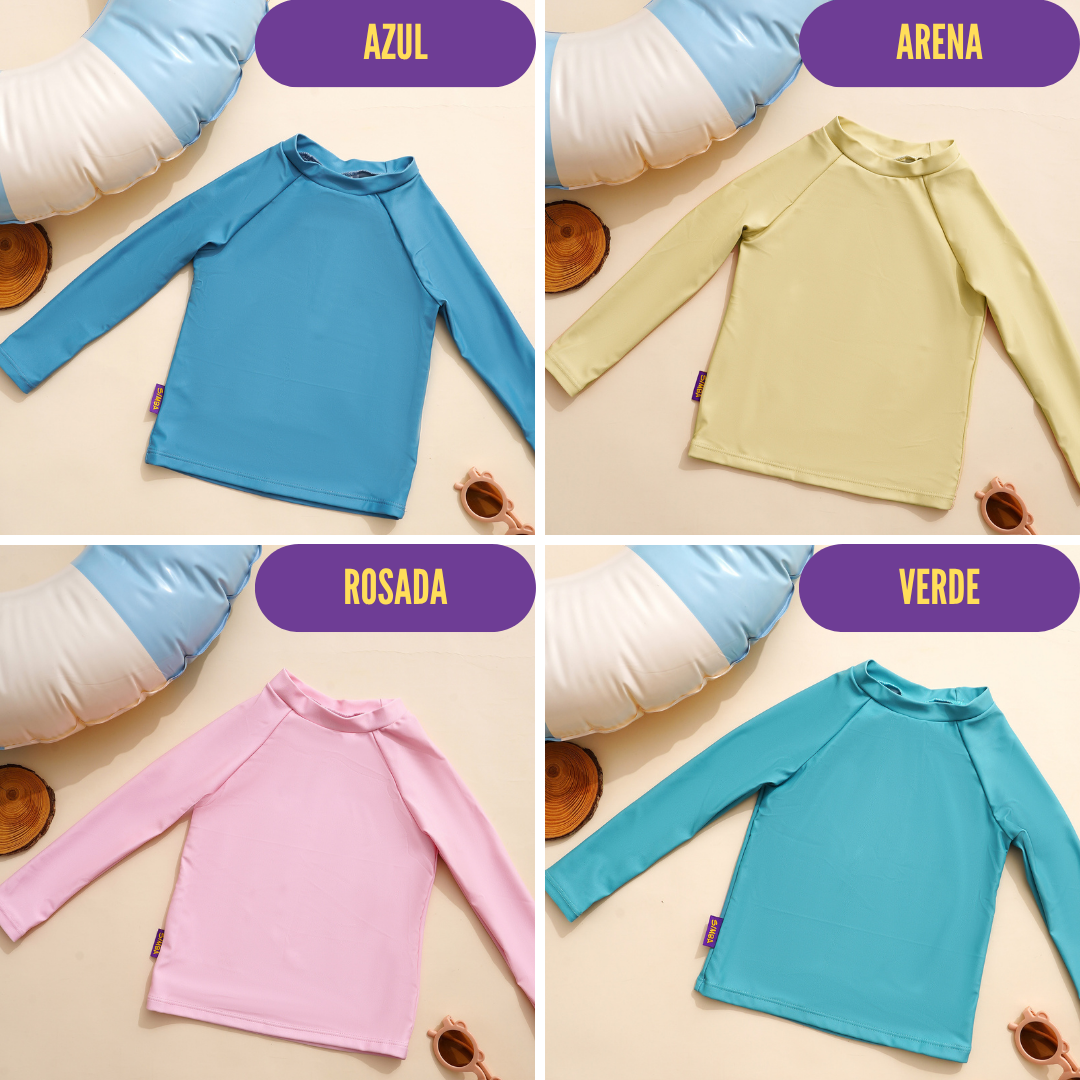 Remera UV Manga Larga para Bebé | Protección Solar
