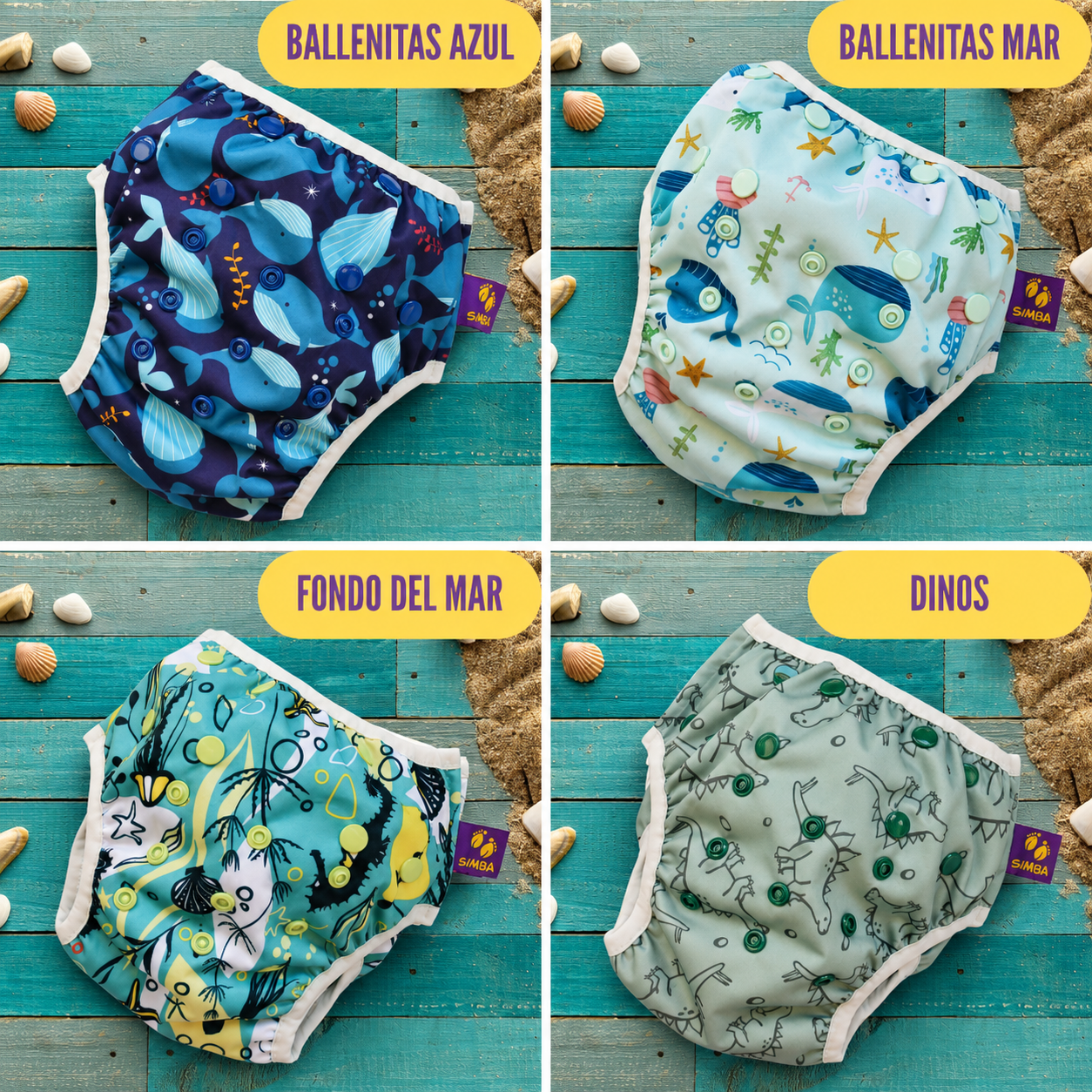 PROMO PLAYA - DOS PAÑALES DE AGUA + BOLSA CHICA